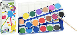 Watercolors 24 Colors With Brush