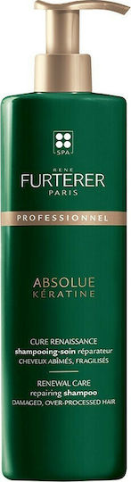 Rene Furterer Absolue Keratine Shampoos Reconstruction/Nourishment for Fragile, Αντι-Θραύση Hair 600ml