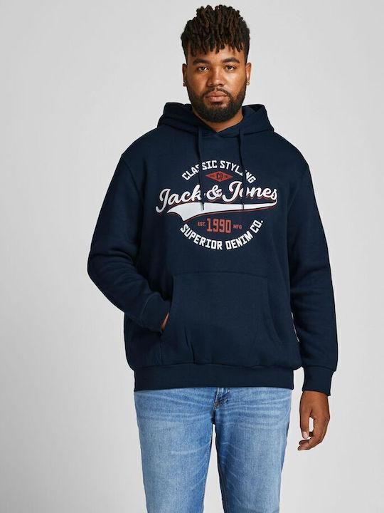 Sweatshirt with Hood Navy