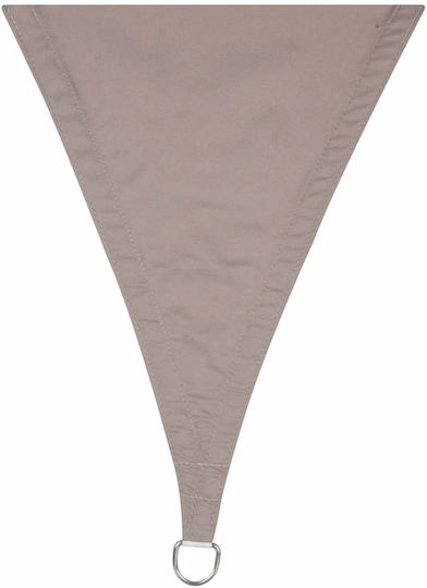 Perel Триъгълник Shade Sail Кафяв 5м