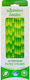 Bamboo Smiles Straws Paper Green 50pcs