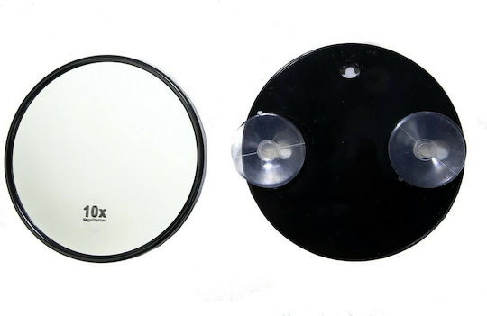 Ro-Ro Accessories Makeup Mirror Wall Zoom x10 Black