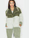 Figl M507 Women's Midi Coat Olive 111503