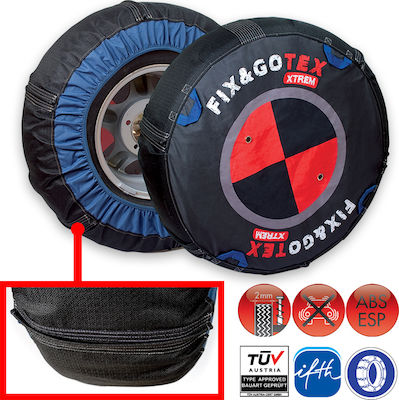 Fix&Go Tex Xtrem N1 Αντιολισθητικές Χιονοκουβέρτες για Αυτοκίνητο 4x4 2τμχ