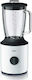 Braun PowerBlend 3 Μπλέντερ με Γυάλινη Κανάτα 1.5 lt 800W Λευκό