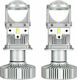 NovSight Lampen Auto N26 H4 LED 6500K Kaltes Weiß 12-24V 90W 2Stück