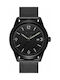 Meller Luwo Watch with Metal Bracelet All Black 10NN-2BLACK