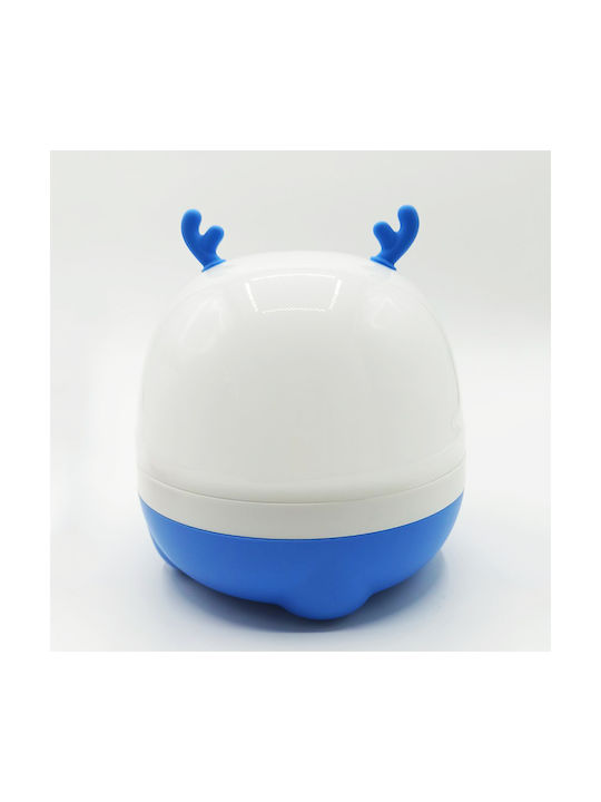 Kids Projector Lamp Cute Deer Blue 14x14x15cm