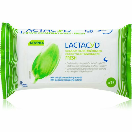 Lactacyd Intimate Wipes Intimate Area Wipes 15pcs