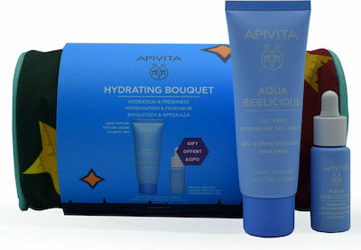 Apivita Hydrating Bouquet Aqua Beelicious Light Texture Σετ Περιποίησης με Κρέμα Προσώπου και Serum
