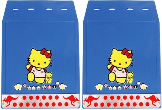 Autoline Car Mudguards 11096 Hello Kitty Blue 35x25cm 2pcs