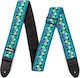 Dunlop Jimi Hendrix Live in Maui Синя Колан За Китара Blue Diamonds
