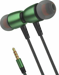 EJ-091 Безжични Стерео с жак 3.5mm Зелен