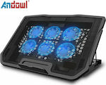 Andowl Q-SR99 Cooling Pad for Laptop up to 18" with 6 Fans and Lighting