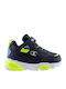 Wave Kids Sneakers with Scratch & Lights Blue