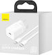 Baseus Φορτιστής με Θύρα USB-C και Καλώδιο USB-...
