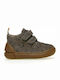 High Freedom Anatomical Suede Kids Boots with Velcro Gray