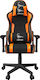 Gembird Scorpion Fabric Gaming Chair with Adjustable Arms Orange