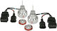 Lampa Lamps Car SERIES 12 H10 / HB3-9005 LED 6500K Cold White 9-32V 40W 2pcs