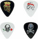 D'Andrea Guitar Pick Cool Plecs Skulls Thickness 0.71mm Packaging 1pc Medium
