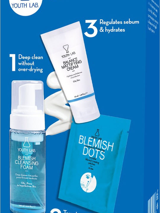 Youth Lab. Blemish Control Σετ Περιποίησης για Καθαρισμό Προσώπου 3τμχ