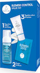 Youth Lab. Blemish Control Skin Care Set for Facial Cleaning with Face Cleanser & Face Cream