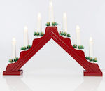 Eurolamp Christmas Wood Red Electric Candle 39....