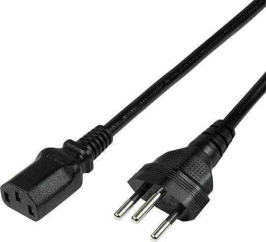 LogiLink IEC C13 - Netzkabel 1,8m Schwarz CP102
