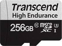 Transcend 350V microSDXC 256GB Klasse 10 U1 UHS-I