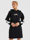 Ellesse Siccus Mini Φόρεμα με Κουκούλα Μαύρο
