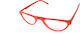 Escape Eyewear Дамски Ацетатен Рамки За Очилa Котешко Око Червени ES1766 C1