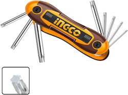 Ingco Σουγιάς με 6 Κλειδιά Torx