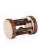 Trixie Rodent Toy Wooden Cylinder with Bell for Small Animals 7x5cm 61654