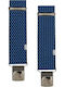 Victoria Suspenders Printed Blue Royal Electric