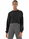 Only Women's Cropped Sweatshirt Black