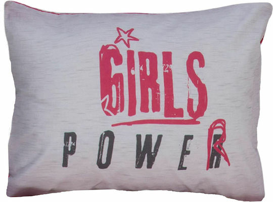 Nef-Nef Homeware City Girls Power Kids Cotton Pillowcase Set 52x72cm Pink