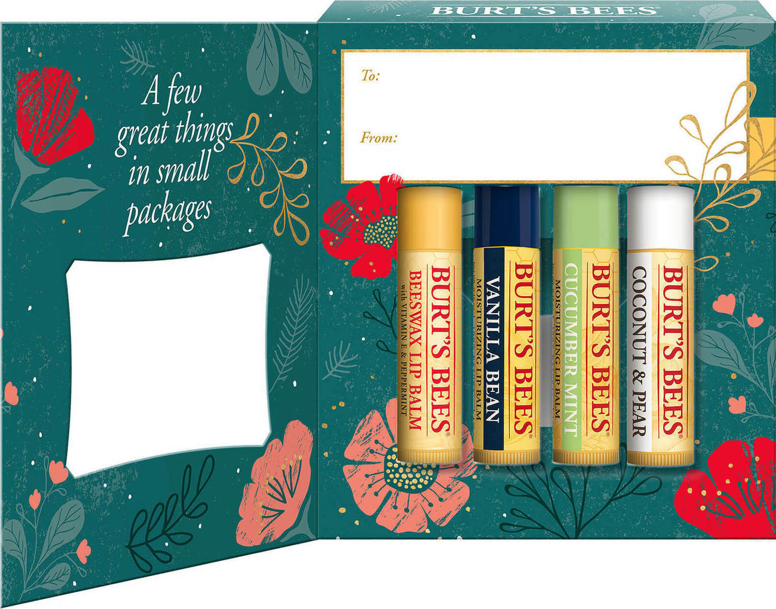 Burt s Bees Bounty Lip Balm Christmas Gift Set Skroutz gr