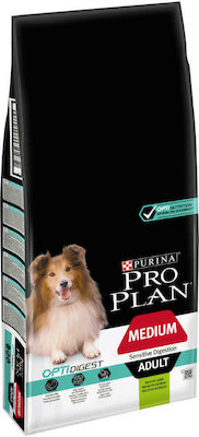 Purina Pro Plan OptiDigest Medium Adult Sensitive Digestion Lamb 3kg Dry Food Grain Free for Adult Dogs of Medium Breeds with Lamb