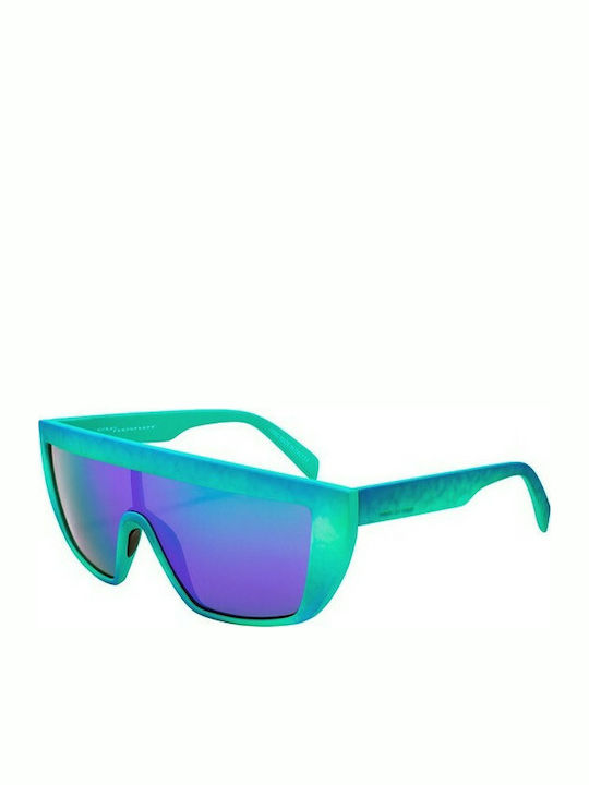 Italia Independent Men's Sunglasses with Green Plastic Frame and Green Lens 0912.022.030