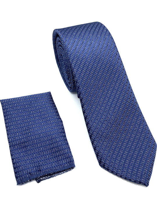 Canadian Country Set de Cravată pentru Bărbați Tipărit în Culorea Albastru