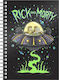 Sd Toys Rick Morty Space Ship Notizbuch Spirale A5 Schwarz