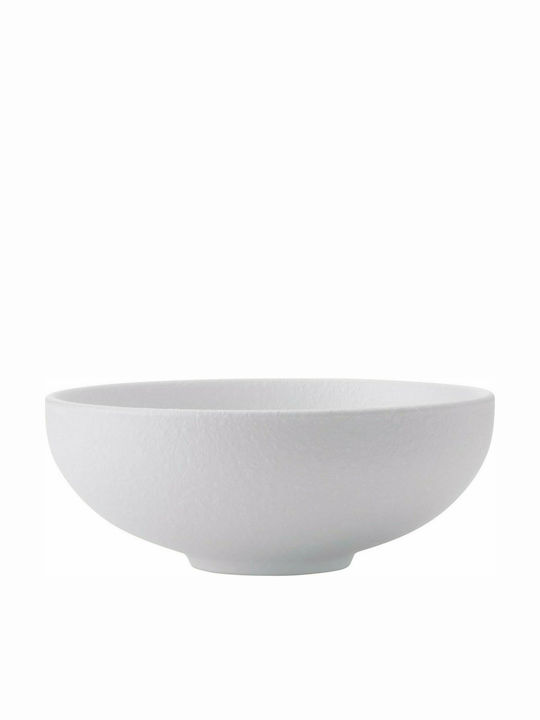 Maxwell & Williams Caviar Porcelain Cereal Bowl Λευκό with Diameter 15.5εκ. 1pcs