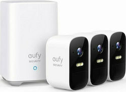 Eufy Система за наблюдение EufyCam 2C Kit 3 Безжични Камери IP 1080p