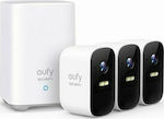 Eufy eufyCam 2C Kit Sistem Integrat CCTV Wi-Fi cu Control Hub și 3 Camere Wireless 1080p