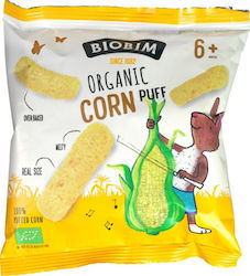 Biobim Cheese Puffs Organic Puff with Flavor Corn Sugar Free 15gr for 6+ months