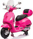 Motocicletă pentru copii Licențiat Vespa Piaggio Electrică 6 volți Roz