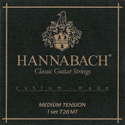 Hannabach Set of Strings for Classic Guitar 728 Medium Tension