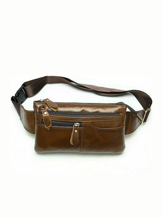 Cardinal Men's Leather Waist Bag Brown