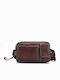 Bull Captain YB-0025 Men's Leather Waist Bag Brown