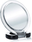 Beter Handheld Makeup Mirror 9x9cm Transparent